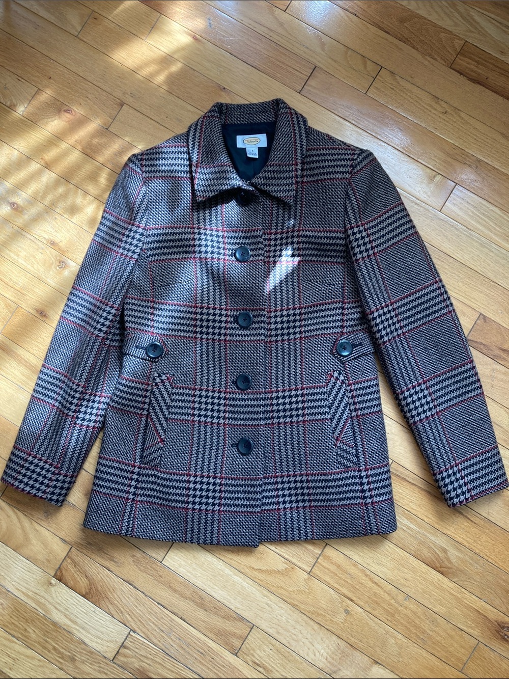 VTG Talbots Wool Plaid Blazer Jacket